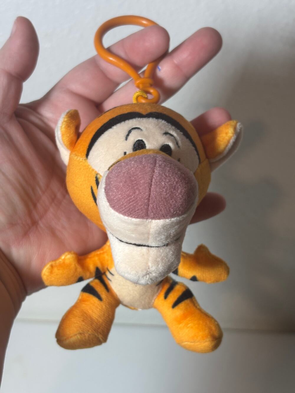 Disney Parks Tigger Clip-On Bag Charm Plush Purse Backpack Accessory 4"